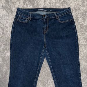 Old Navy Petite Curvy Deep Blue Jeans